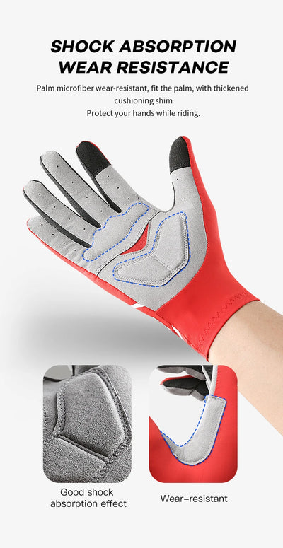 Summer Men Gloves Ice Silk Non-slip Sun Driving Glove Fishing Gloves Breathable Cycling Hiking Glove Full Finger Gloves by Smarsty