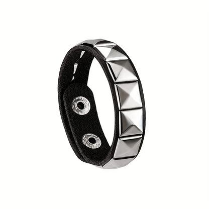 Punk Hip-Hop Gothic Leather Couple Bracelet Gift - Smarsty