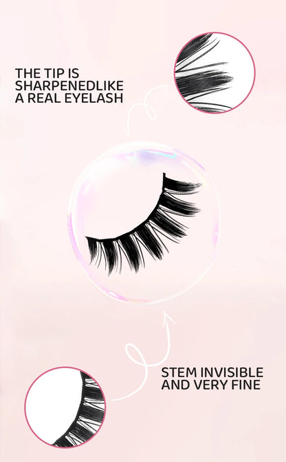 DINGSEN 5 Pairs Soft Natural Long False Eyelashes - Smarsty
