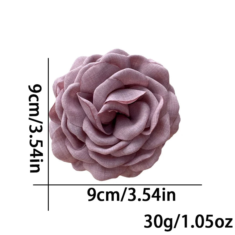 Elegant Rose Hair Clip For Women Secure Back Hair Style - Smarsty