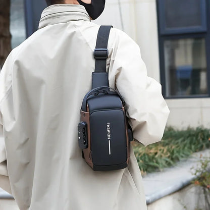 Durable Oxford Sling Bag With Crossbody Phone Pocket - Smarsty