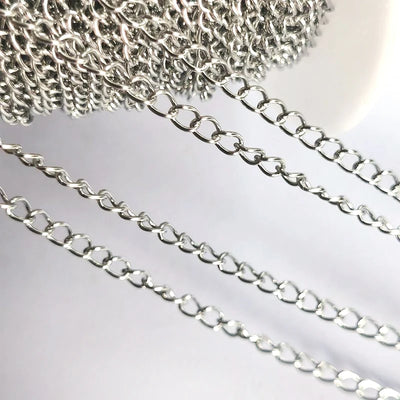 No Fade 2 Meter Stainless Steel Chain For Jewelry Making - Smarsty