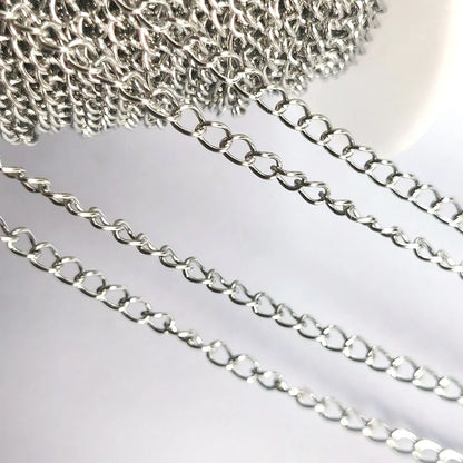No Fade 2 Meter Stainless Steel Chain For Jewelry Making - Smarsty