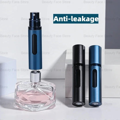 Portable Glass Refillable Perfume Bottle with Spray Pump - Smarsty