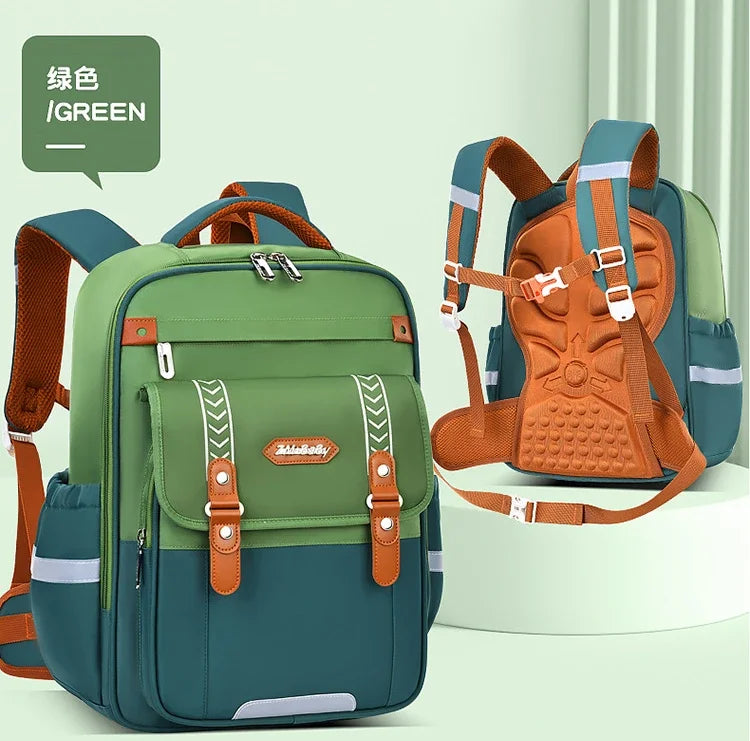 Waterproof Kids School Backpack With Orthopedic Support - Smarsty