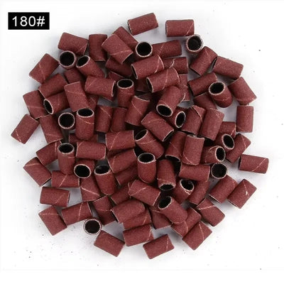 Sanding Cap Bands for Electric Nail Drill 180 Grit - Smarsty