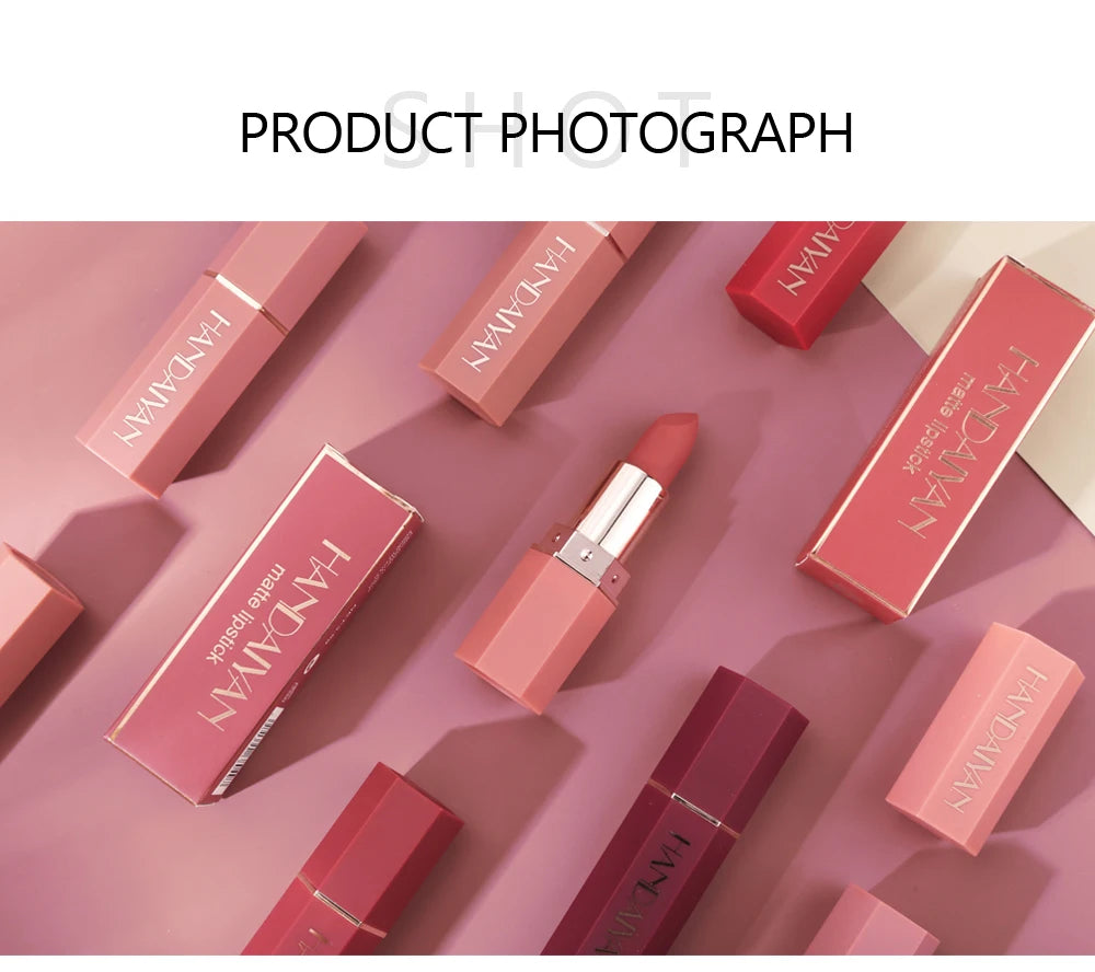 Long-Lasting Matte Lipstick with Velvet Finish - Smarsty