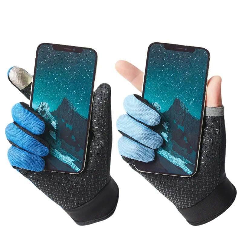 Touchscreen Fishing Gloves Men Women Anti Slip Breathable - Smarsty