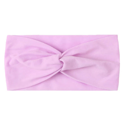 Candy Color Knotted Baby Girl Headband Soft Elastic - Smarsty