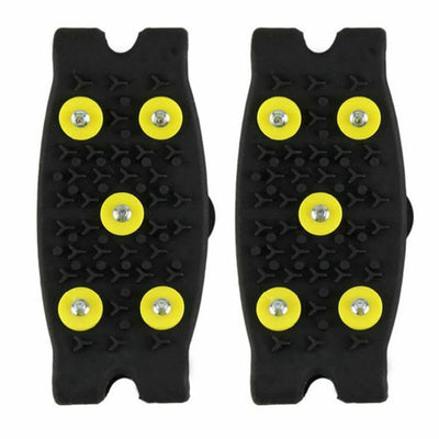 5-Stud Climbing Crampons Anti Slip Mountaineering Cleats Unisex Snow Claw Shoe Covers Walking Hiking Accessories - Smarsty