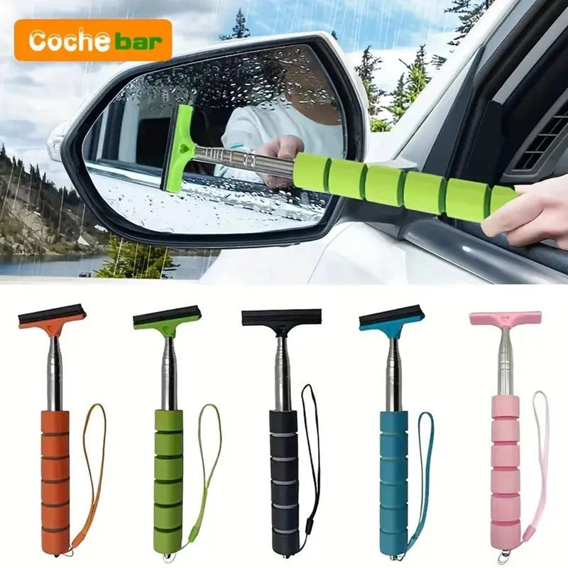 Telescopic Handle Rearview Mirror Wiper Cleaning Tool - Smarsty