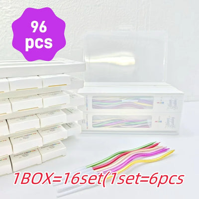 6/12/48pcs/1case Birthday Candles Spiral Cake Candles  Long Thin Cake Candles For Wedding Party And Cake Decoration - Smarsty