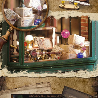 Magical Doll House Wooden Miniature DIY Assembly Building Model Kit Production of Small Room Toys Decorations with Furniture by Smarsty