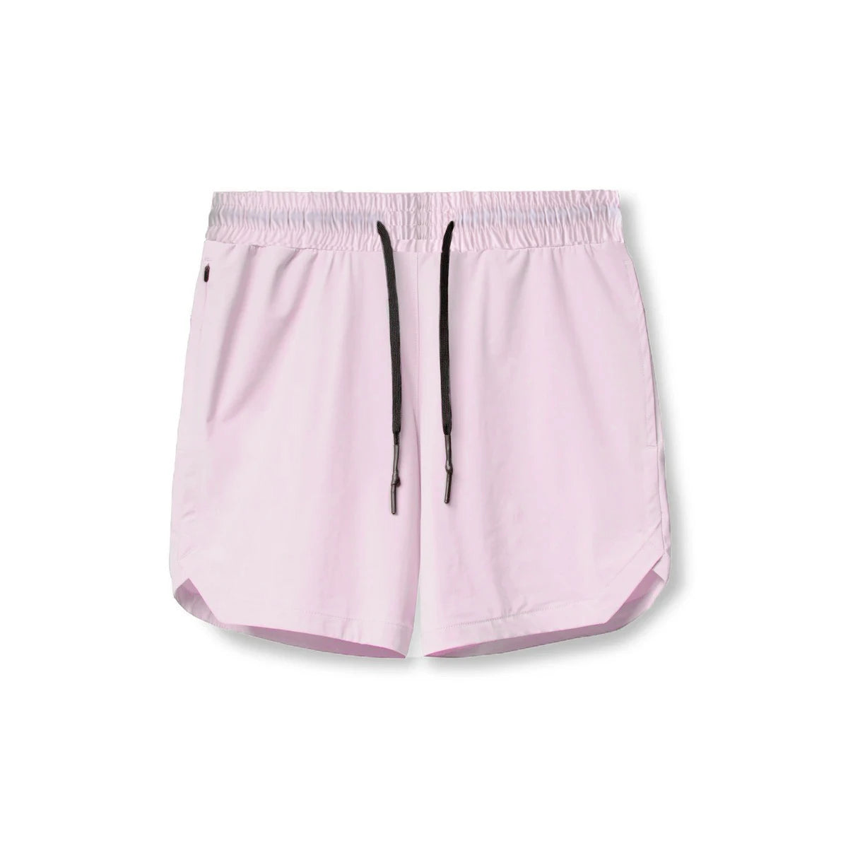 2024  Men's Running Shorts Single-Layer Woven Quick Dry Gym Solid Color Fitness Sports Casual Workout Sportswear Fifth Pants New - Smarsty
