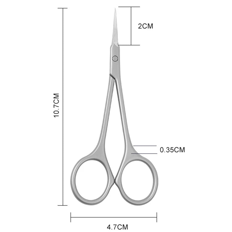 Stainless Steel Cuticle Scissors for Precise Nail Care - Smarsty