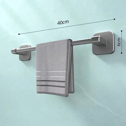 Non Perforated Suction Cup Towel Rack for Bathroom Storage - Smarsty