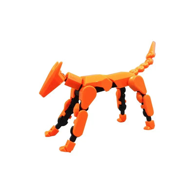 DIY Luminous T13 Multi-Jointed Movable Shapeshift Robot 3D Printed Mannequin Lucky robot and dog Action Figures Toys kids Gifts - Smarsty