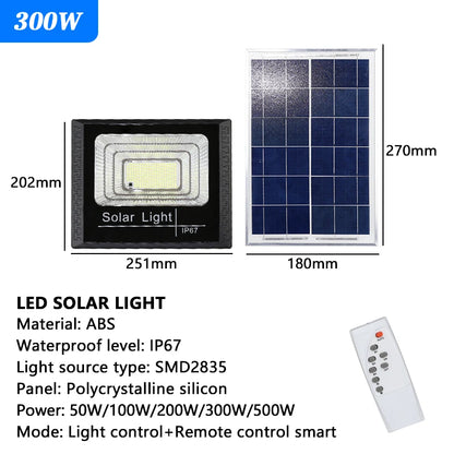 Powerful Waterproof LED Solar Lights With Remote Control - Smarsty