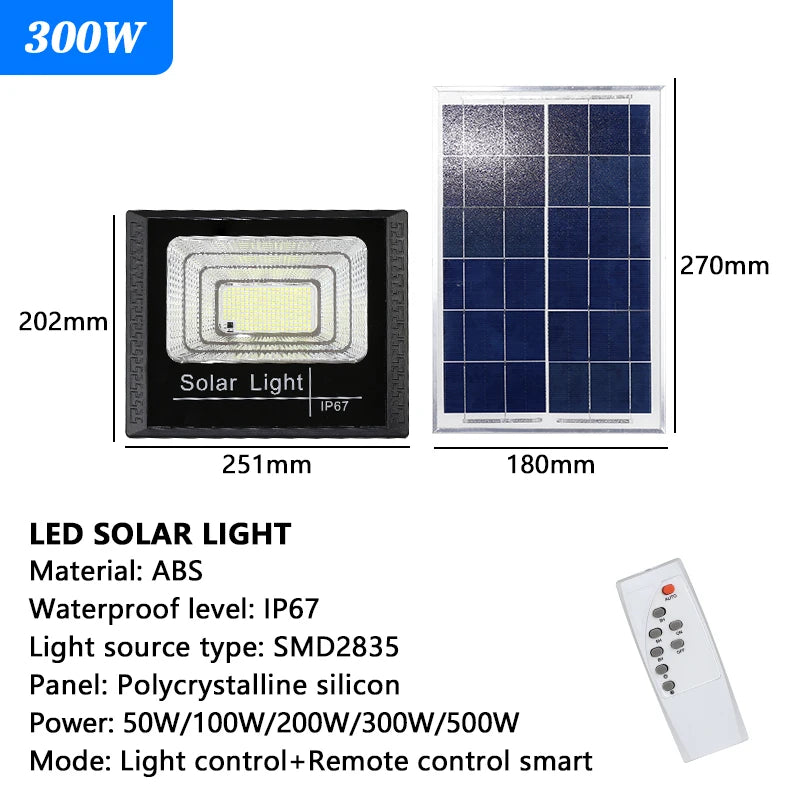 Powerful Waterproof LED Solar Lights With Remote Control - Smarsty