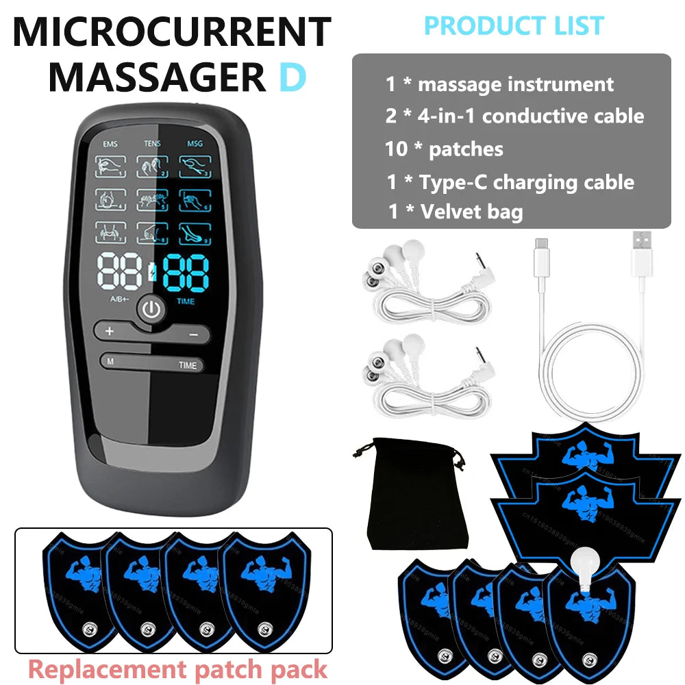 Electric Muscle Stimulator with Built-In Battery for Pain Relief - Smarsty