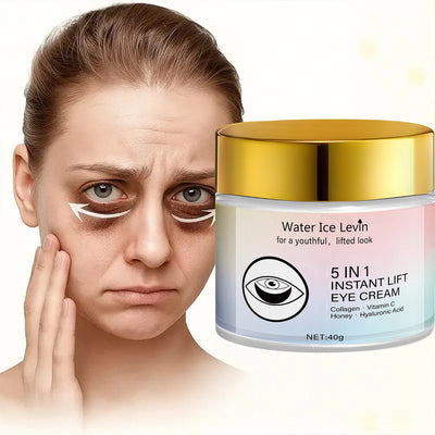 Collagen & Vitamin C Eye Cream 40g, Anti-Aging Firming Eye Treatment with Honey & Hyaluronic Acid, Fast Delivery - Smarsty