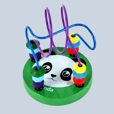 Colorful Wooden Roller Coaster Educational Circle Toy For Preschool Learning Bead Maze Toy Perfect Gift For Young Children - Smarsty