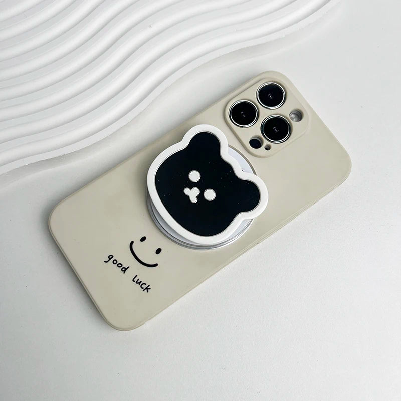 Bear Mirror Magnetic MagSafe Phone Grip With Expanding Stand - Smarsty