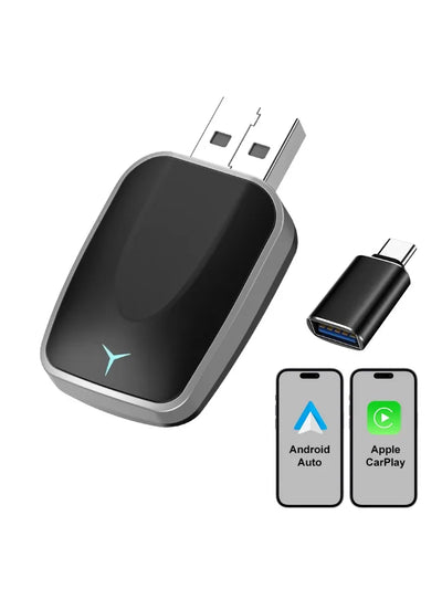 NEW Wireless CarPlay Android Auto Wireless Adapter Smart Mini Box Plug and play Connect Universal for Nissan Wireless Adapter - Smarsty