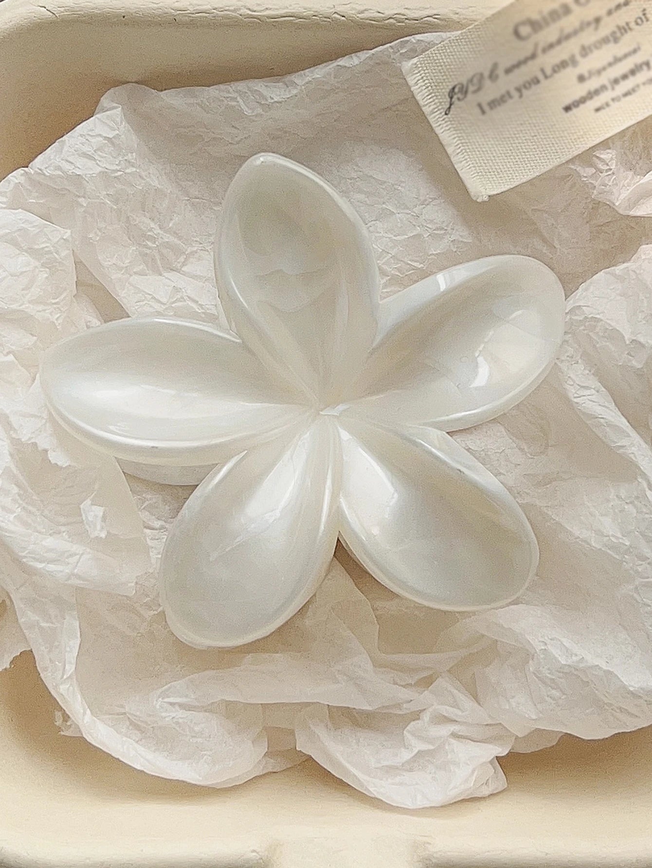 Hawaiian Flower Hair Claw Clips For Thin Hair Lightweight - Smarsty