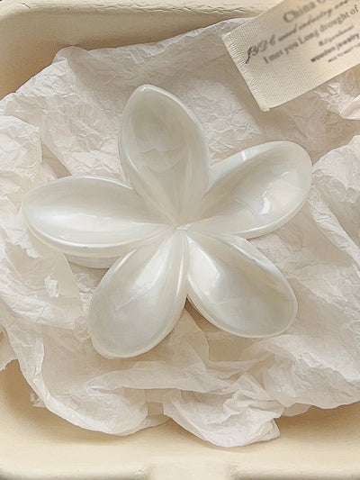 Hawaiian Flower Hair Claw Clips For Thin Hair Lightweight - Smarsty