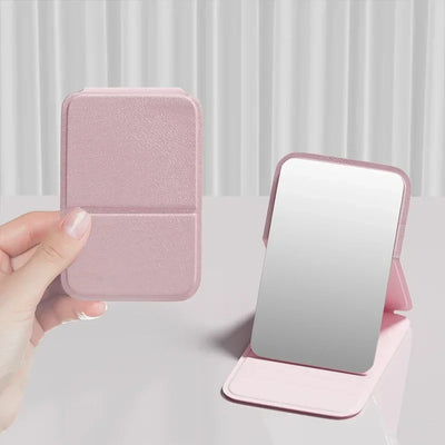 Portable Handheld Mini Makeup Mirror for Easy Travel - Smarsty