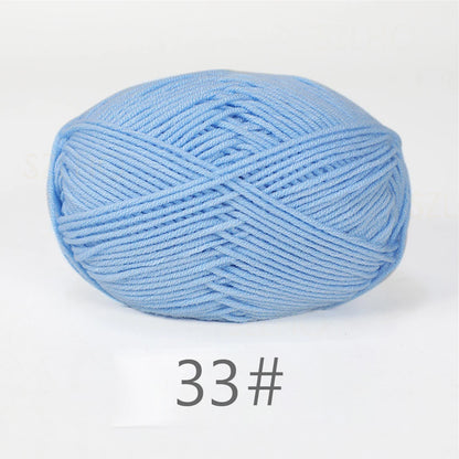 Soft Milk Cotton Yarn for Hand Knitting Projects - Smarsty