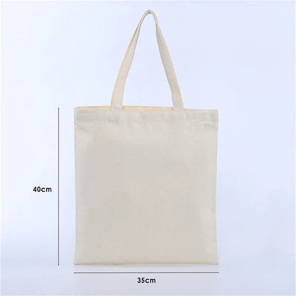 Large Capacity Canvas Tote Bag Reusable Eco Shopping Bag - Smarsty