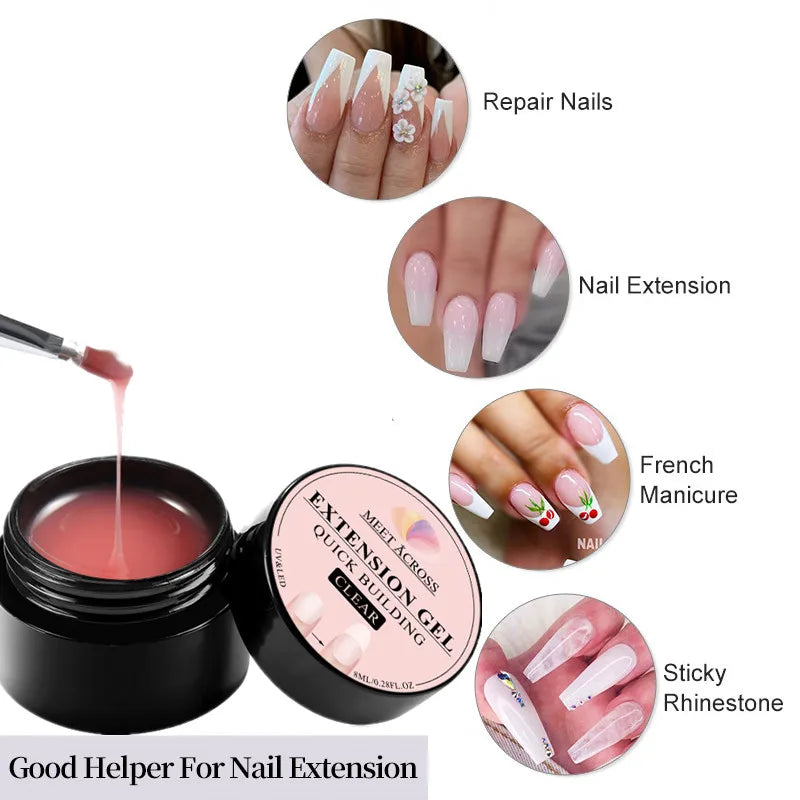 Nude Milk White Gel Nail Polish for Long Lasting Manicure - Smarsty