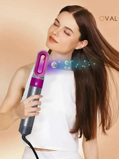 5 in 1 Low Noise Hair Styler with Hot Air Brushes - Smarsty