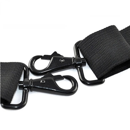 Black Adjustable Shoulder Bag Strap with Double Hooks for Canon Nikon Laptop Computer Camera Stabilizer Bag