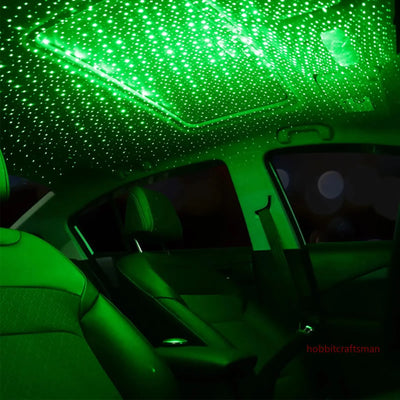 Mini LED Car Roof Star Night Light Projector Atmosphere Galaxy Lamp USB Decorative Adjustable for Auto Roof Room Ceiling Decor - Smarsty