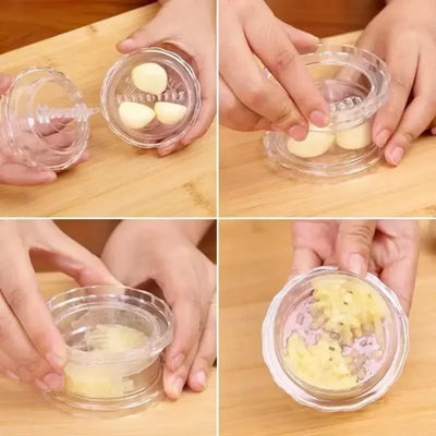 New Kitchen Multifunctional Garlic Crusher Manual Garlic Press Roll Crusher Chopper Home Appliance Kitchen Gadgets Accessories by Smarsty
