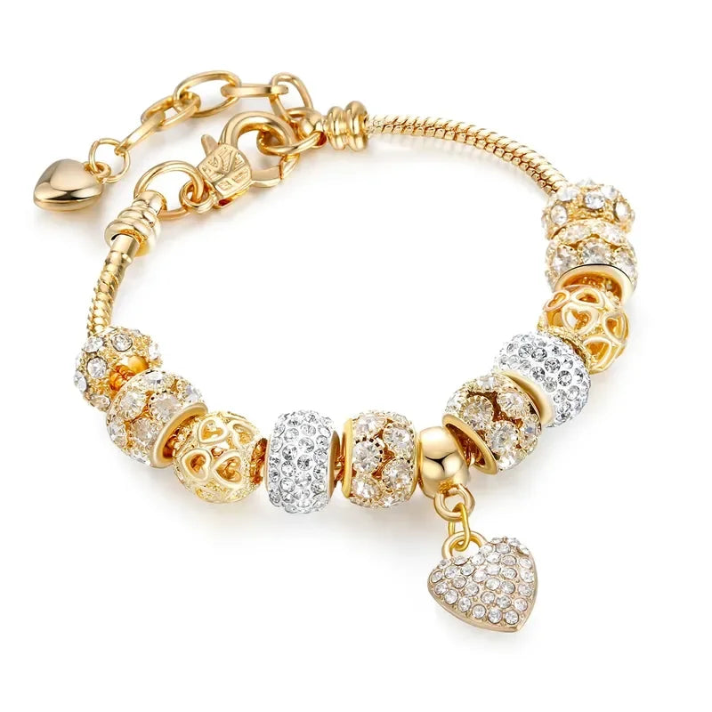 Women's Beaded Love Bracelet for Daily Style - Smarsty