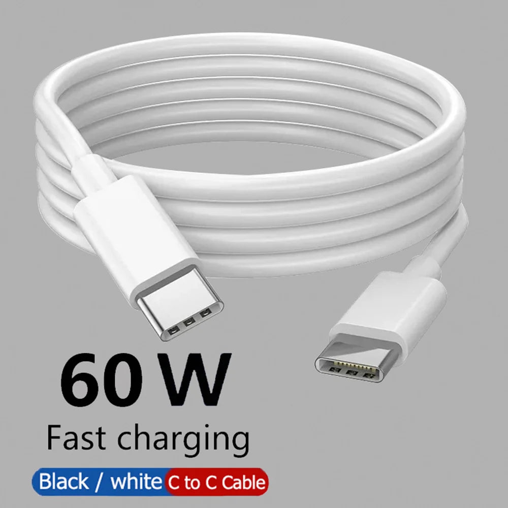 Fast Charging USB C to USB C Cable 60W Data Sync - Smarsty