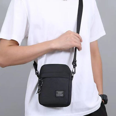Nylon Crossbody Bag For Men Everyday School Commute - Smarsty