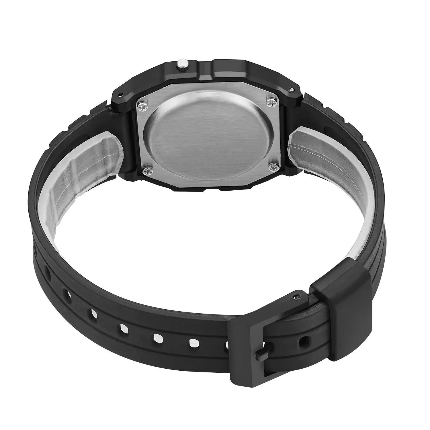 Fashion Sports Men's Digital LED Wristwatch with Silicone Band - Smarsty