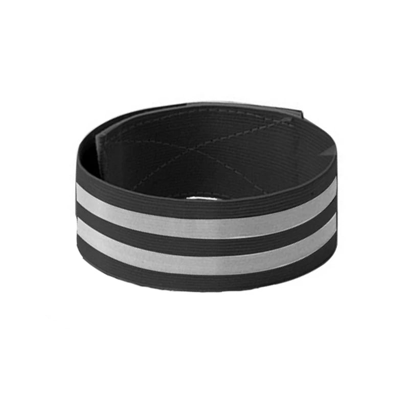 1 Pair Reflective Bands Elastic Armband Wristband Ankle Leg Straps Kids Safety Reflector Outdoor Night Cycling Jogging Running