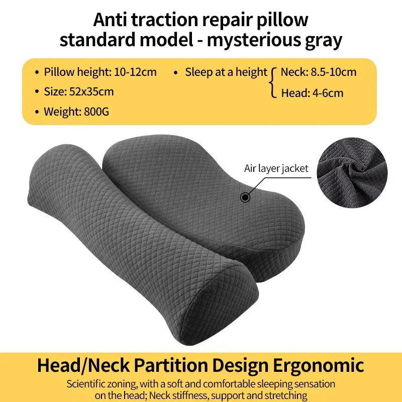 Memory Foam Contour Pillow for Side Sleepers - Smarsty