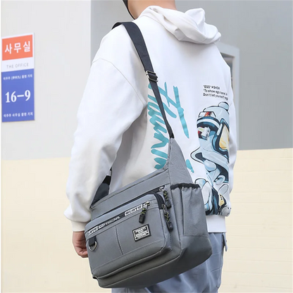 Mens Messenger Bag Crossbody Satchel Waterproof Oxford - Smarsty