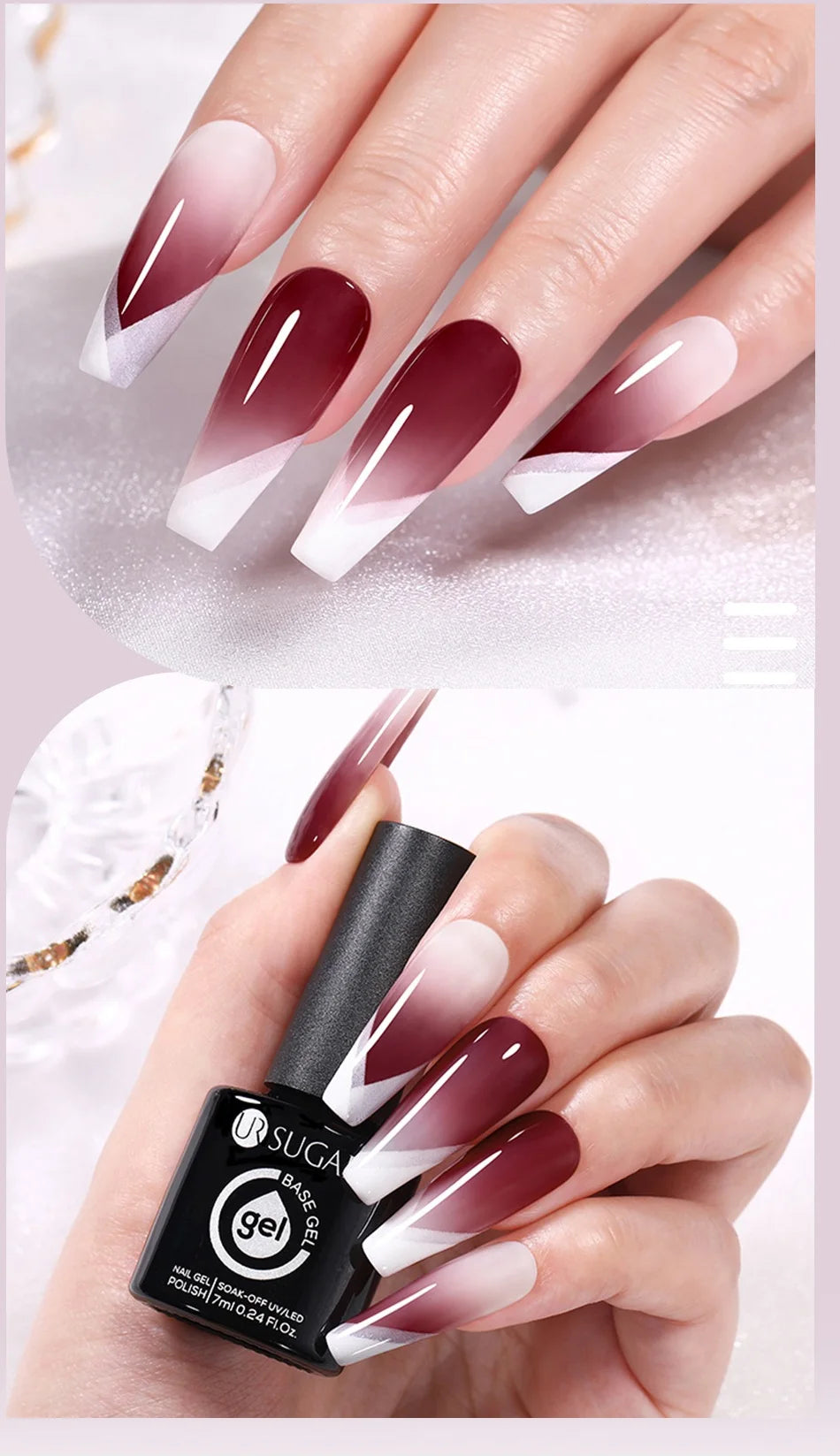 UR Sugar Nude Rubber Base Gel for Natural Nails - Smarsty