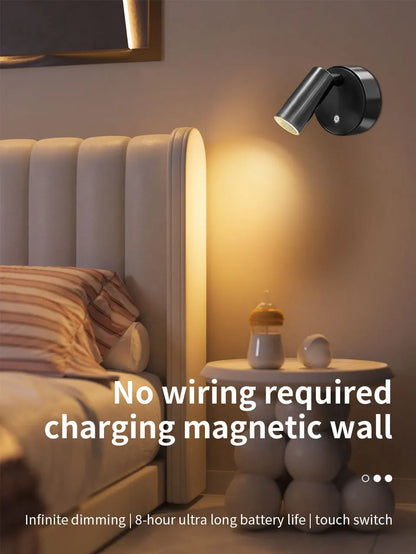 Wireless USB Rechargeable LED Magnetic Wall Light - Smarsty