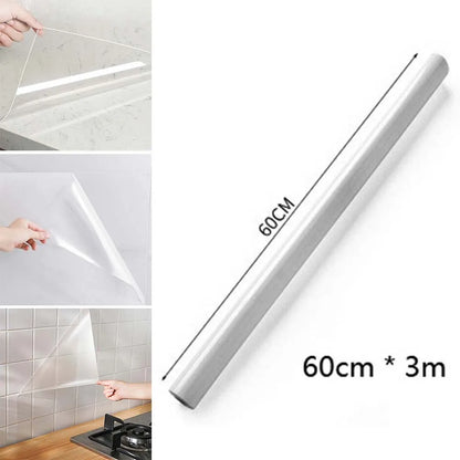 Transparent Oil-Proof Wall Sticker Heat-Resistant Self-Adhesive Film - Smarsty