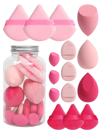 Spring Cosmetic Puff Set with Mini Makeup Eggs and Cushions - Smarsty
