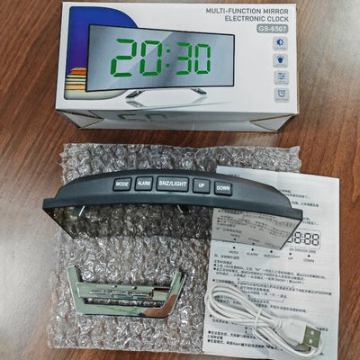 Noiseless Digital Alarm Clock with Large LED Display - Smarsty